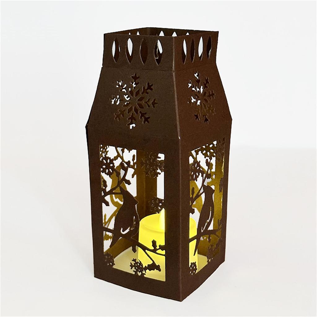 Christmas Lanterns Cutting Dies Christmas Embossing Cutting Dies for Birthday Card Making DIY Scrapbooking Stencil Craft