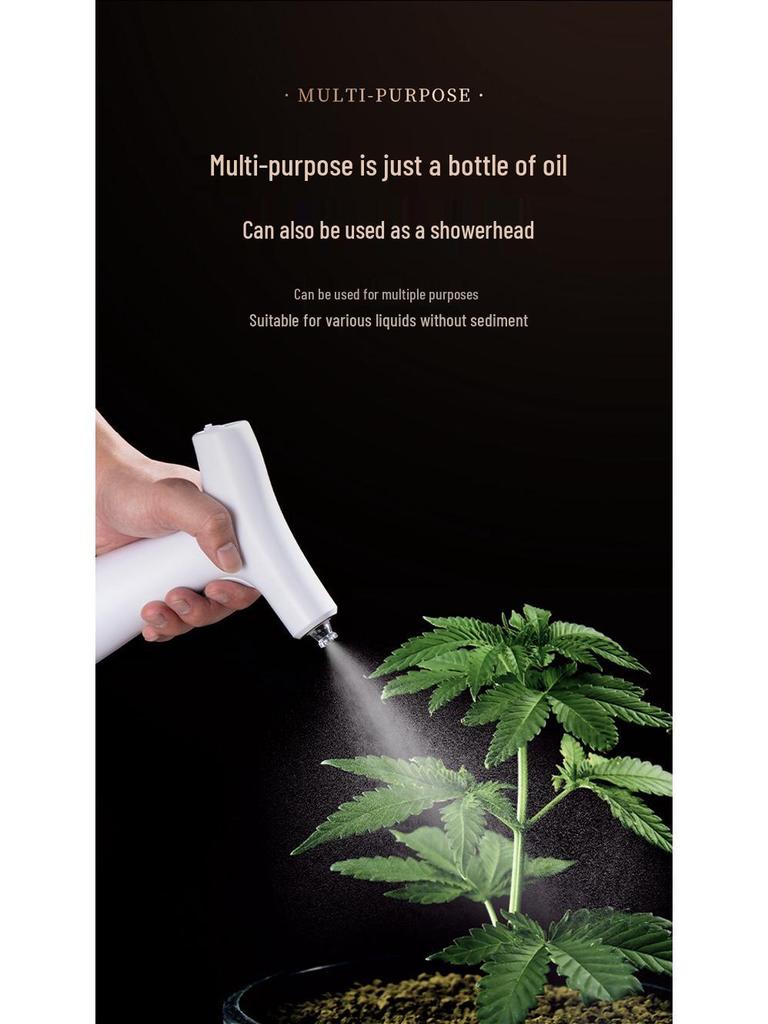Electric Oil Sprayer for Kitchen & Outdoor Cooking - Mist Spray Bottle for Olive Oil, Air Fryer, BBQ