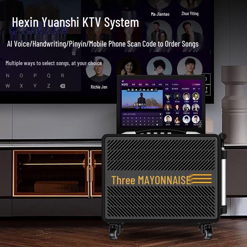 Malone GT810S Portable Outdoor Karaoke System with Display (CN version)