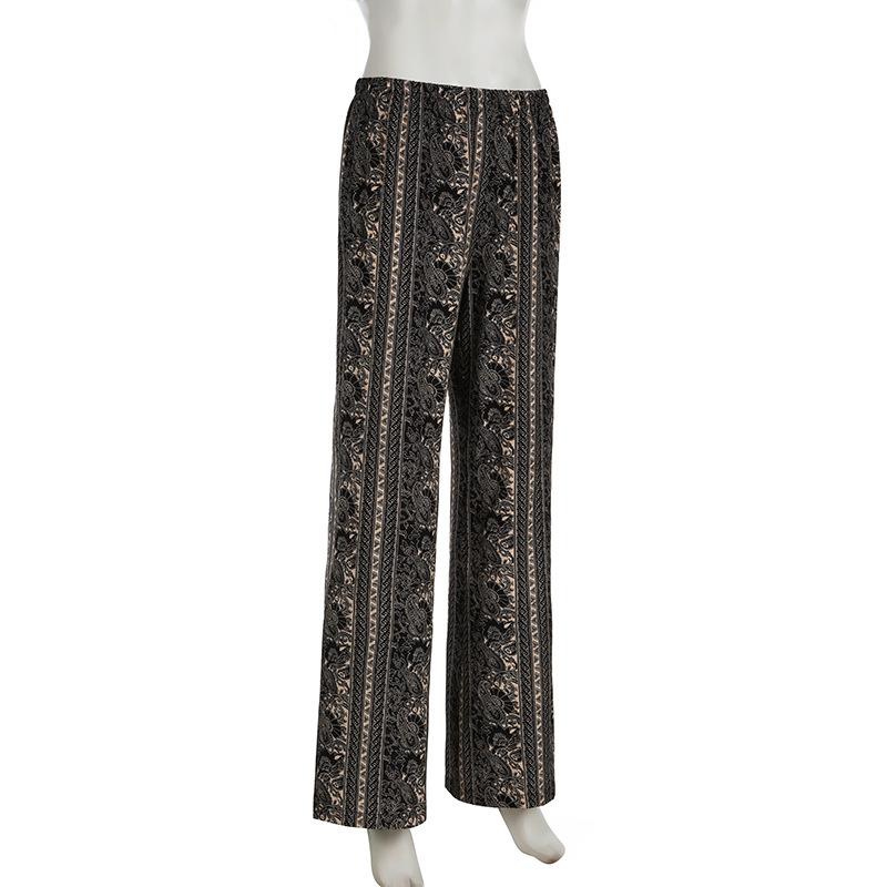 Женские брюки с абстрактным принтом — фото 8