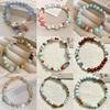 Elegant Shoushan Stone Agate Bracelet: Fresh Chinese Style, Versatile & High-End Design