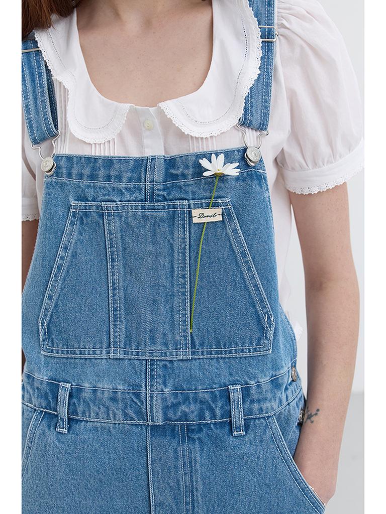 Deonseuteu Denim Overall Jurk_Uddr5B224_Klassiek Blauw