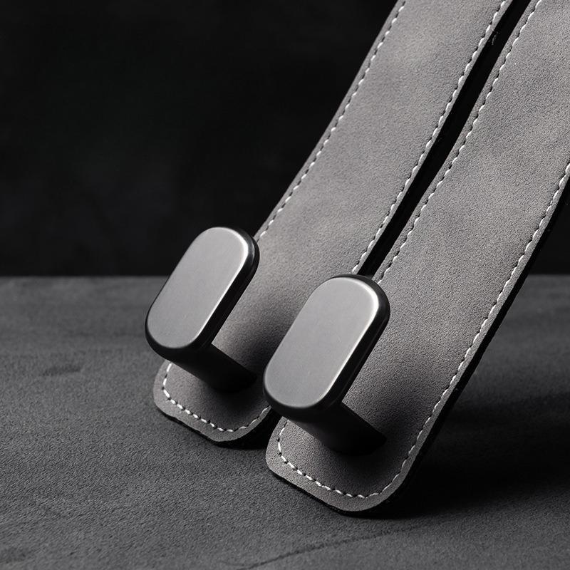 1/2pcs Universal Car Seat Headrest Hooks 2 in 1 Car Seat Back Hook for Purse and Bag Backpack Double Hook Car Seat Hanger