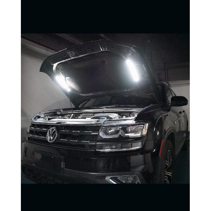Under Hood Light Under Hood Led Light Kit for Car Engine Bay Led Light Kit Car Hood Work Lights Pection Lights with Automatic On/Off, Universal Fits
