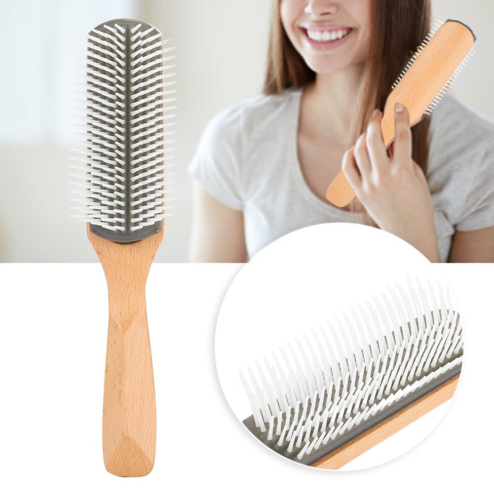 Nine Row Comb Hair Scalp Massage Comb Hair Styling Hairdressing Comb Hair Brush