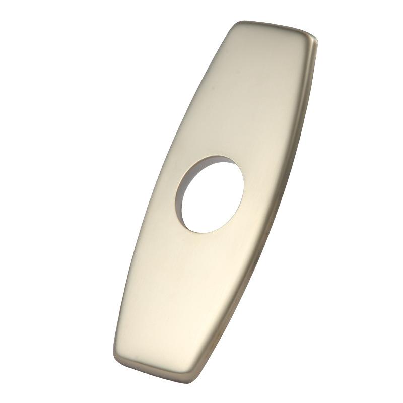 304 Stainless Steel Brushed Kitchen Faucet Cover10 Inch Decorative Plate Base Bathroom 6-inch Sheathing
