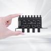 1-6PCS PC Chassis Fan Hub SATA/4 Pin Adapter 8 Channel CPU Cooling Fan HUB 4 Knob PWM Hub Cooling Fan Speed Controller for CPU