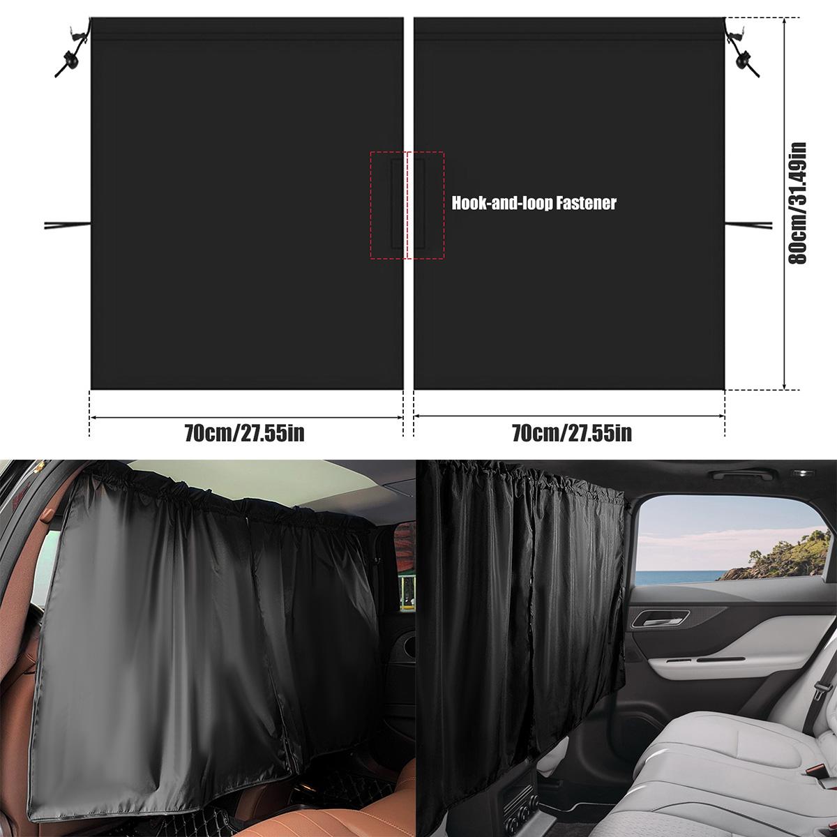 

Универсальная автомобильная шторка для конфиденциальности Автомобильный солнцезащитный козырек Защита от УФ-лучей Солнцезащитная шторка на боковое окно Регулируемый солнцезащитный экран Дышащая Фиксируется на присосках