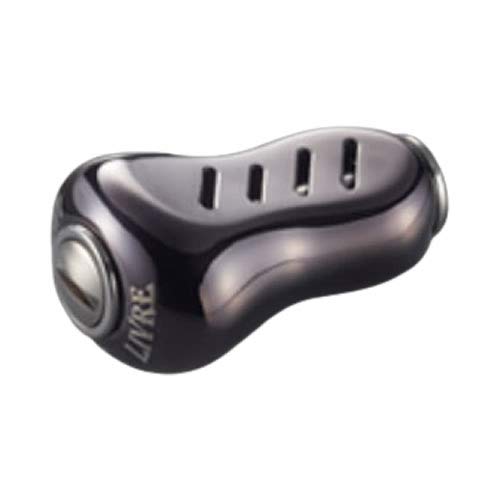 

LIVRE 5436 Fino+ Knob (Single Knob) for Shimano and Daiwa, Brown (IP) & Titanium