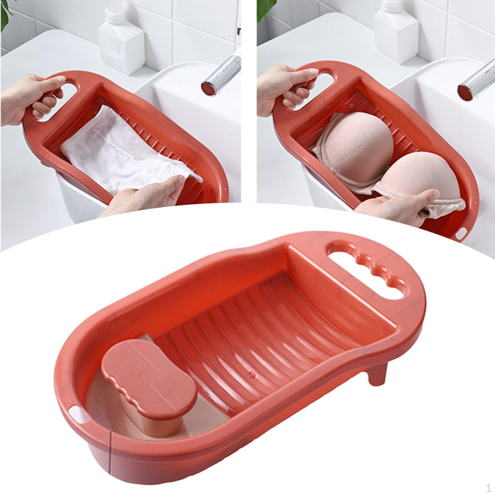 

Доска для мытья рук с мыльницей для стирки розовый