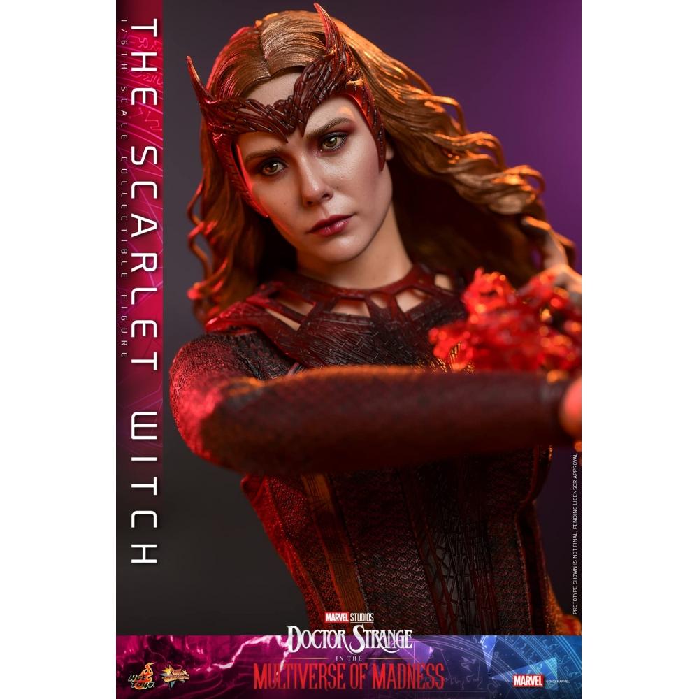 Movie Masterpiece Doctor StrangeMultiverse of Madness Scarlet Witch 16 Scale Figure Red Height Approx. 28cm MMS652
