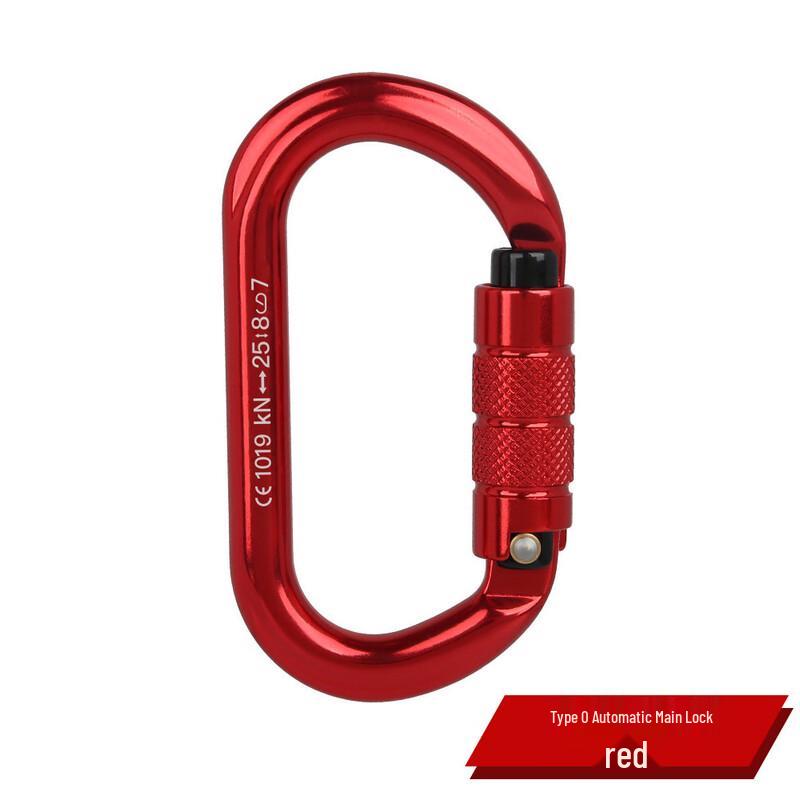 OLOMMO Aviation Aluminum Auto-Lock Carabiner One Size