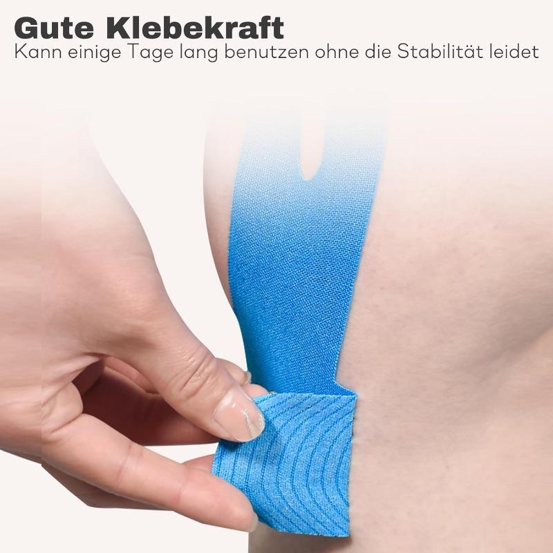 PreCut Kinesiotapes, Pre-Cut Kinesiotapes, Pack of 10, Skin-Friendly with Perfect Wearing Comfort, Waterproof & Elastic Physio Tape for Knee Pain