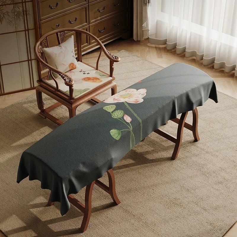 Lotus Pattern Zither Covers Chinese Style Guzheng Dust Cover Piano Ethnic Instrument Universal Protector Zither Accessories