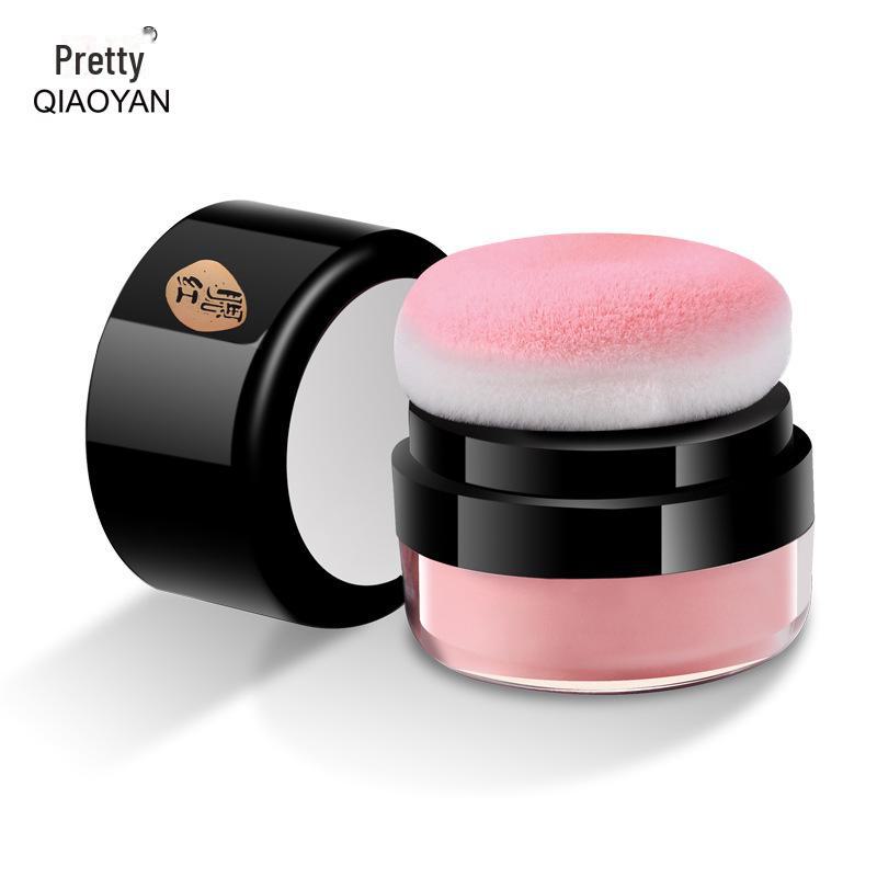 Qiaoyan Skin-Friendly Air Cushion Blush e pó de contorno