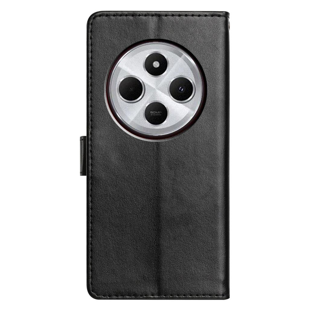 Für Xiaomi Redmi A4 5G Lederhülle Brieftasche Ständer Handyhülle mit praktischer Handschlaufe