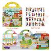Children's Jelly Sticker Quiet Book: Educational Early Learning Toy for Baby Concentration