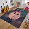Custom KPop Demon Hunters Mat Personalized Name, Polyester Washable Indoor Entryway Rug, Gift for Christmas, Easter, Thanksgiving Day