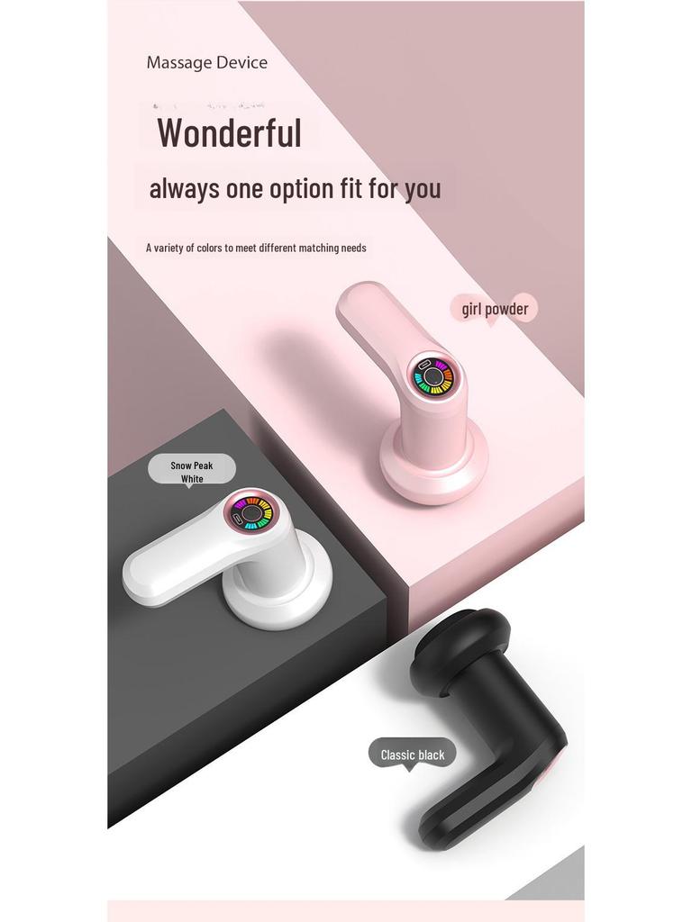 Elektryczny masażer o podwójnym zastosowaniu: Ręczny pistolet do modelowania brzucha, talii i powięzi szyi