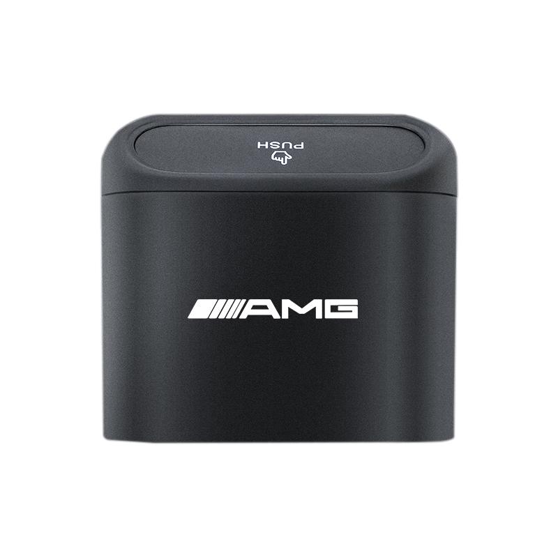 

Car Hanging Storage Box ABS Pressing Type Trash Keychain For Mercedes Benz AMG A B C E G CLA W211 W203 W204 C260 E300L A200L