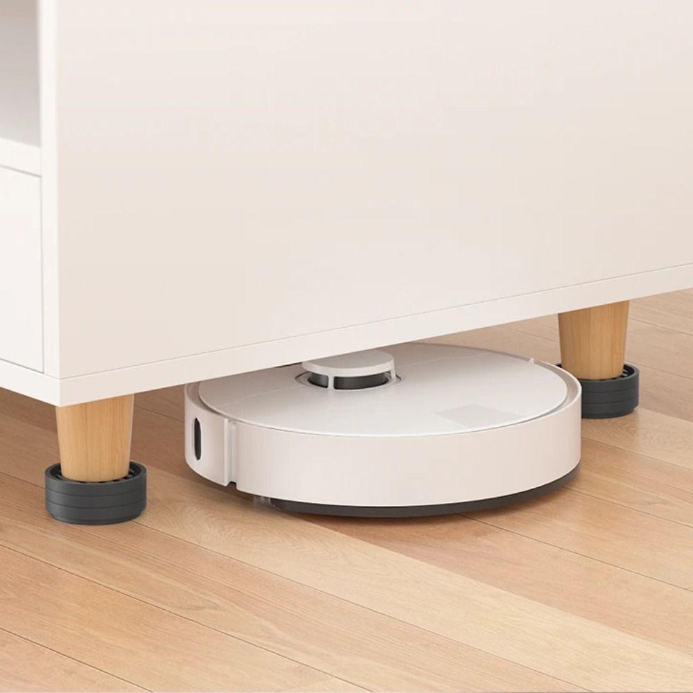 Rubber Material Non Slip Caster Cups Round Shape Furniture Heightening Pads  Table Cabinet