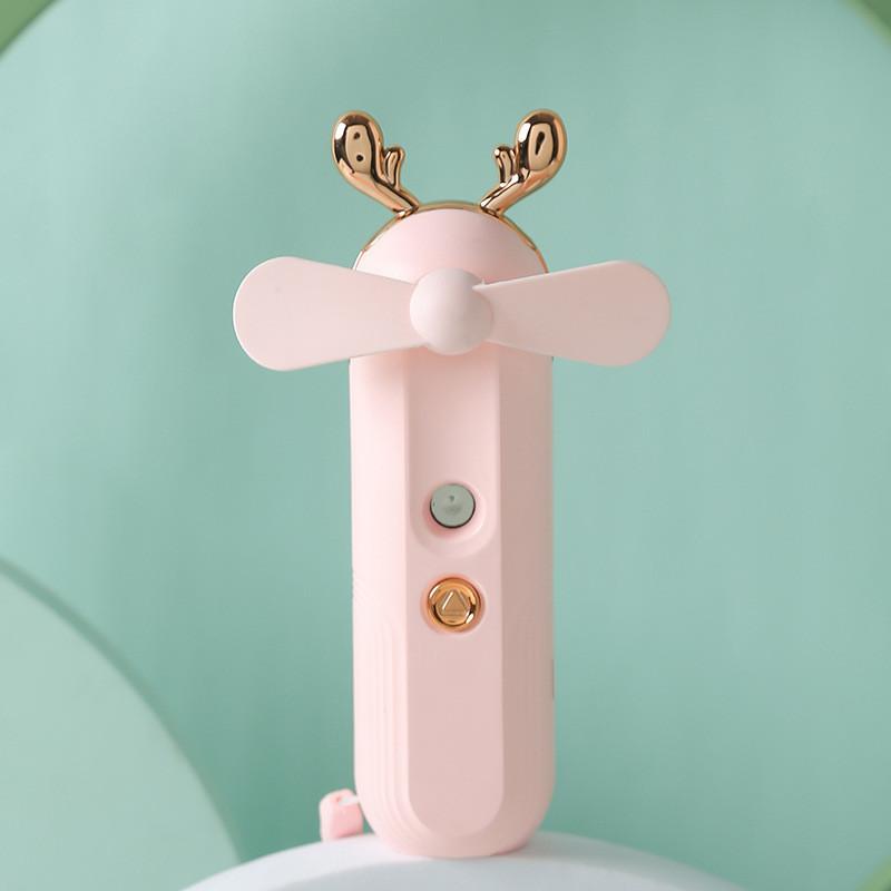 Cute Pet Automatic Spray Fan Mini Usb Humidifier Pocket Fan For Girls