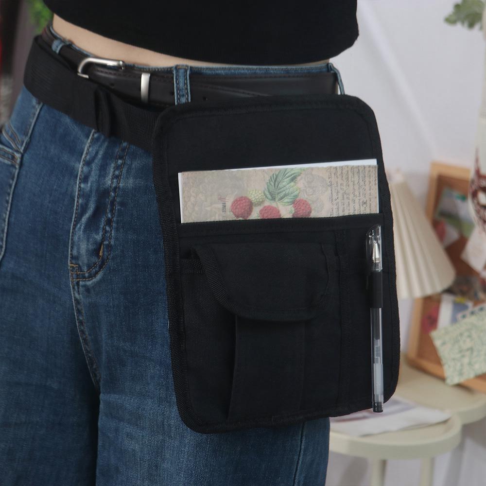Canvas Waiter Waist Money Pouch Bag with Adjustable Belt Ordering Waist Bag Restaurant