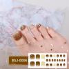 Gel Toenail Stickers Gel Manicure Stickers 3D Phototherapy Nails Semi-cured Toenail Stickers
