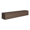 Mueble de TV de 2 puertas - suspendido - BEMMI- 175 cm - nogal de Wisconsin