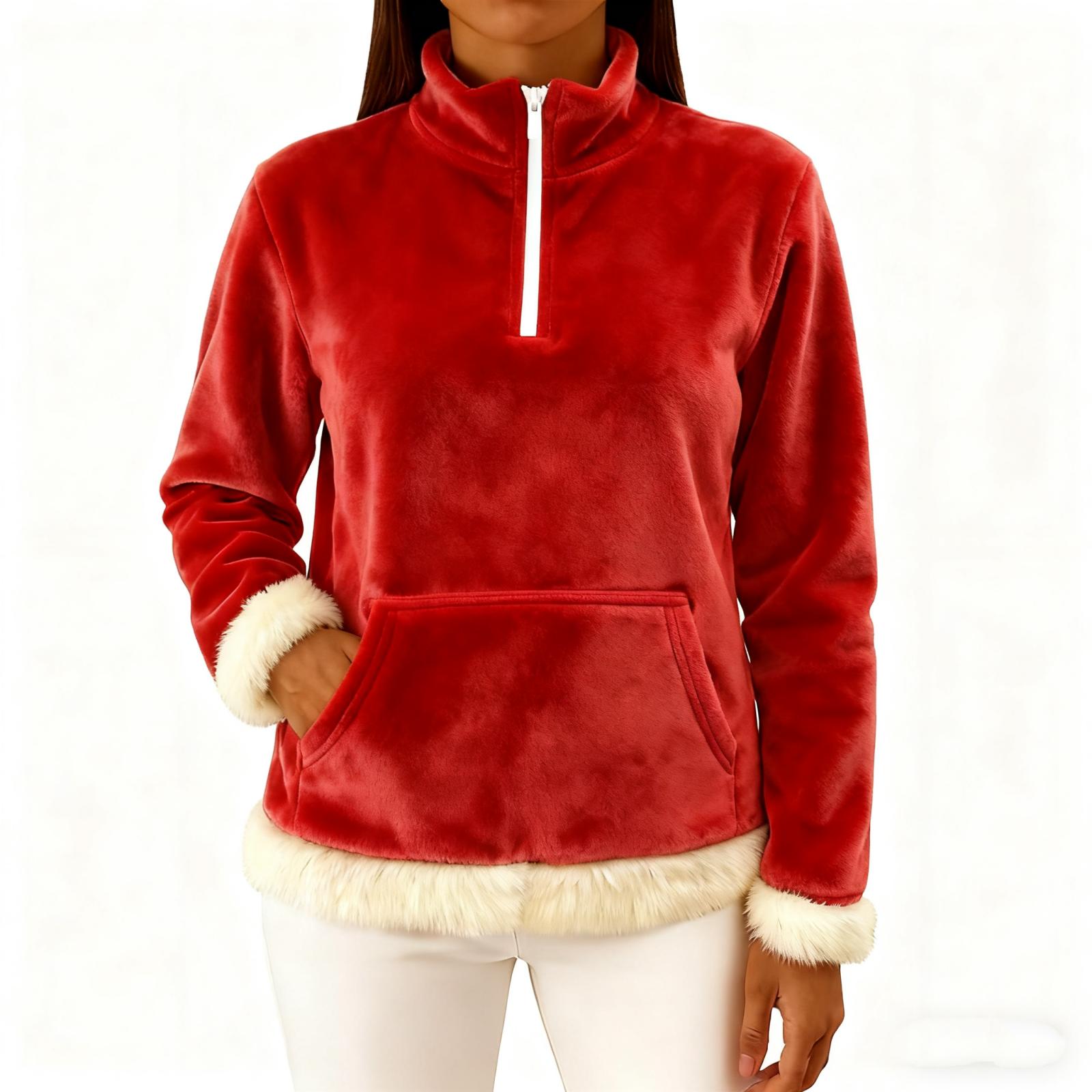 

Женские повседневные топы Модные топы с длинным рукавом S красный