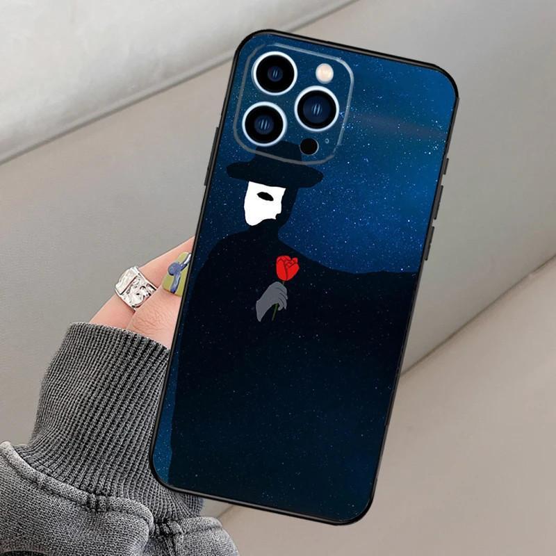 Husă Telefon Mobil Apple Iphone15Pro, Husă Telefon Mobil Fantoma Operei, Pictată Anti-Cădere, Telefon Mobil Anti-Cădere Huawei
