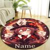 Personalized Genshin Impact Round Chair Office Rug - Perfect for Mat, Office Chair & More - Ideal Gift for Birthdays and Holidays