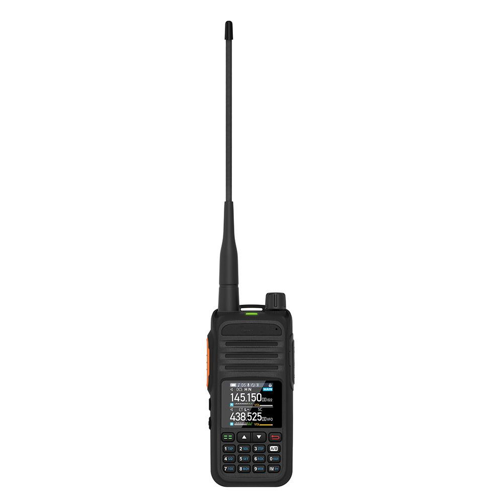 Fargedisplay UHF/VHF/AM/FM Radio Multibånds Walkie Talkie Håndholdt Sender/Mottaker