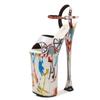 Modische Schuhe für Damen 2025 Mode Damen Pumps Retro Dünne Absätze Sandalen Leopard Frühling Plateau Kleid Party Hochzeit Basic Schuhe Frau