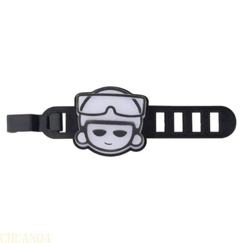 A1A2 Mountain Bicycles Rear Light Bike Creative Cartoon Tail Light USB Rechargeable Led Bike Light Safety Warning Lamp