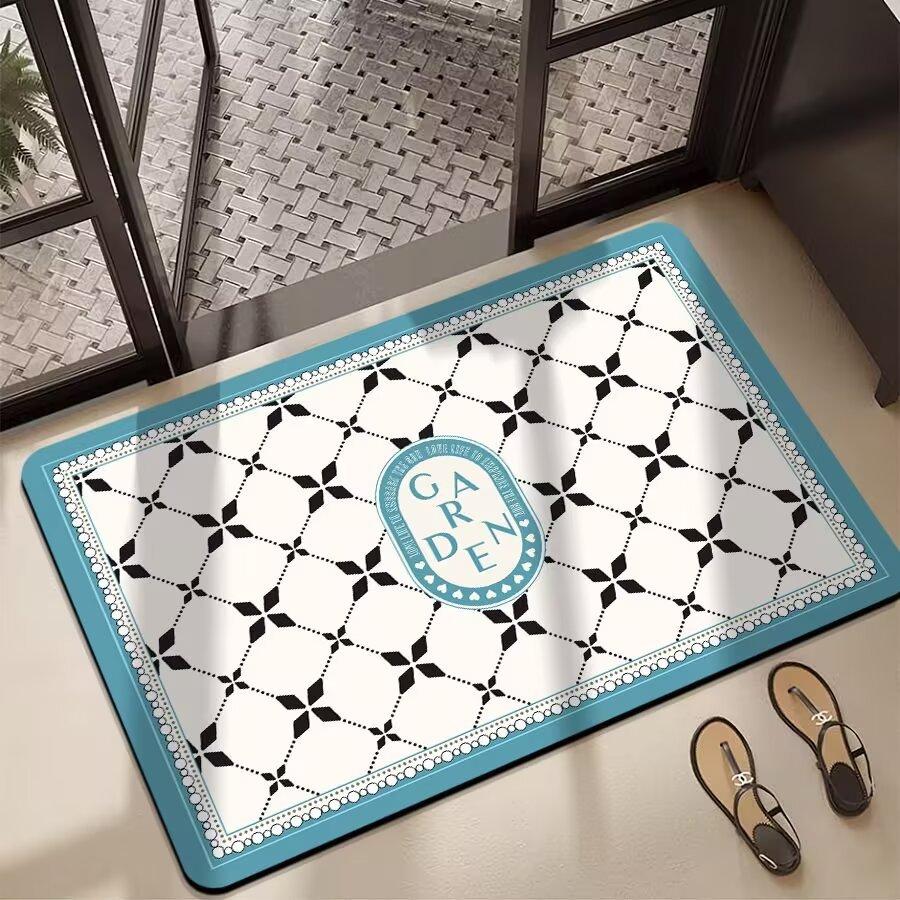 Bathroom Absorbent Mat Diatom Mud Absorbent Mat Toilet Kitchen Door Green Foot Mat Bathroom Non-slip Mat Door Mat