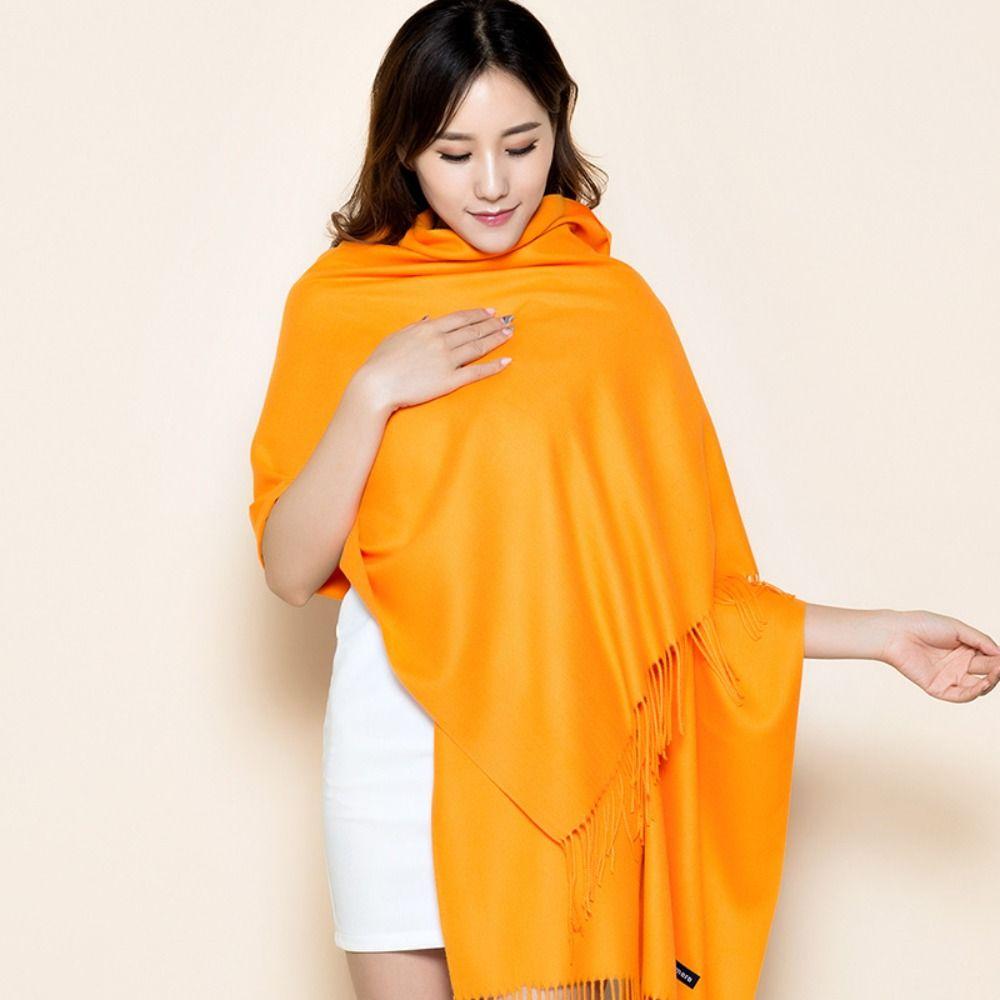 Thicken Winter Warm Shawl Wraps Long Fringed Shawl  Wedding Party Evening Dresses