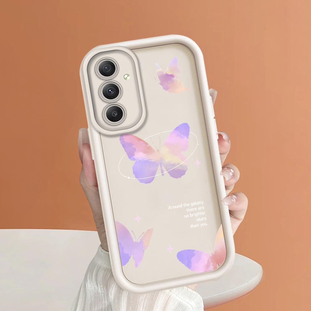 

Мягкий силиконовый квадратный чехол с рисунком лестницы для телефона, полное покрытие, противоударный защитный резиновый чехол для камеры для Samsung Samsung M21 белый