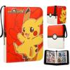 52 Style 400pcs  Card Album 2x2 Loose-leaf Large Capacity Leather Anime Zipper Card Collection Photo Album