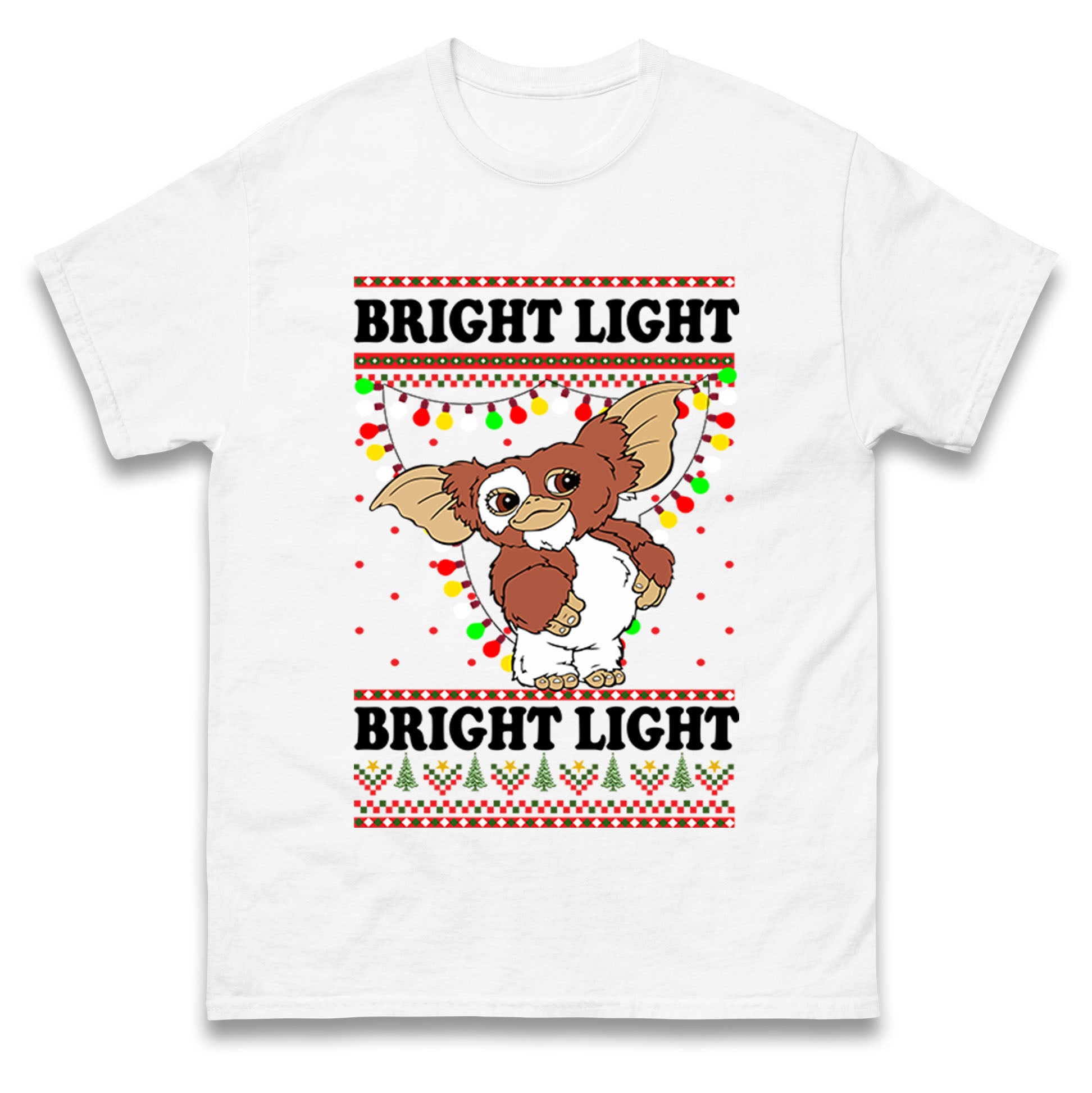 

Gizmo Bright Light Christmas T Shirt Tshirt Mens Womens Unisex Tops Tees XL