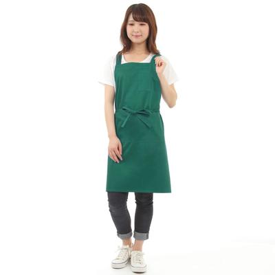 [smile Mode] H-Shaped Apron, Stylish, Solid Color with Pockets, Unisex, Simple Design, Wrinkle-Resistant, for Home, Cafe, and Childcare Workers, 15