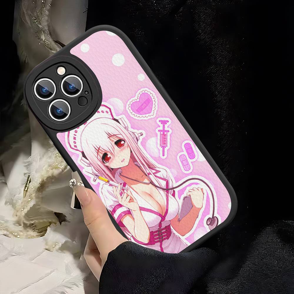 S-sUPER SONICO Phone Case Hard Leather For IPhone 16 15 14 13 Mini 11 12 Pro Max Plus Fundas