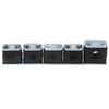 2Pcs Black Nylon Pipe Clamp Bolted Plastic Clip Tube Fastener 6-50Mm Diameter For Fixing And Binding Accessories