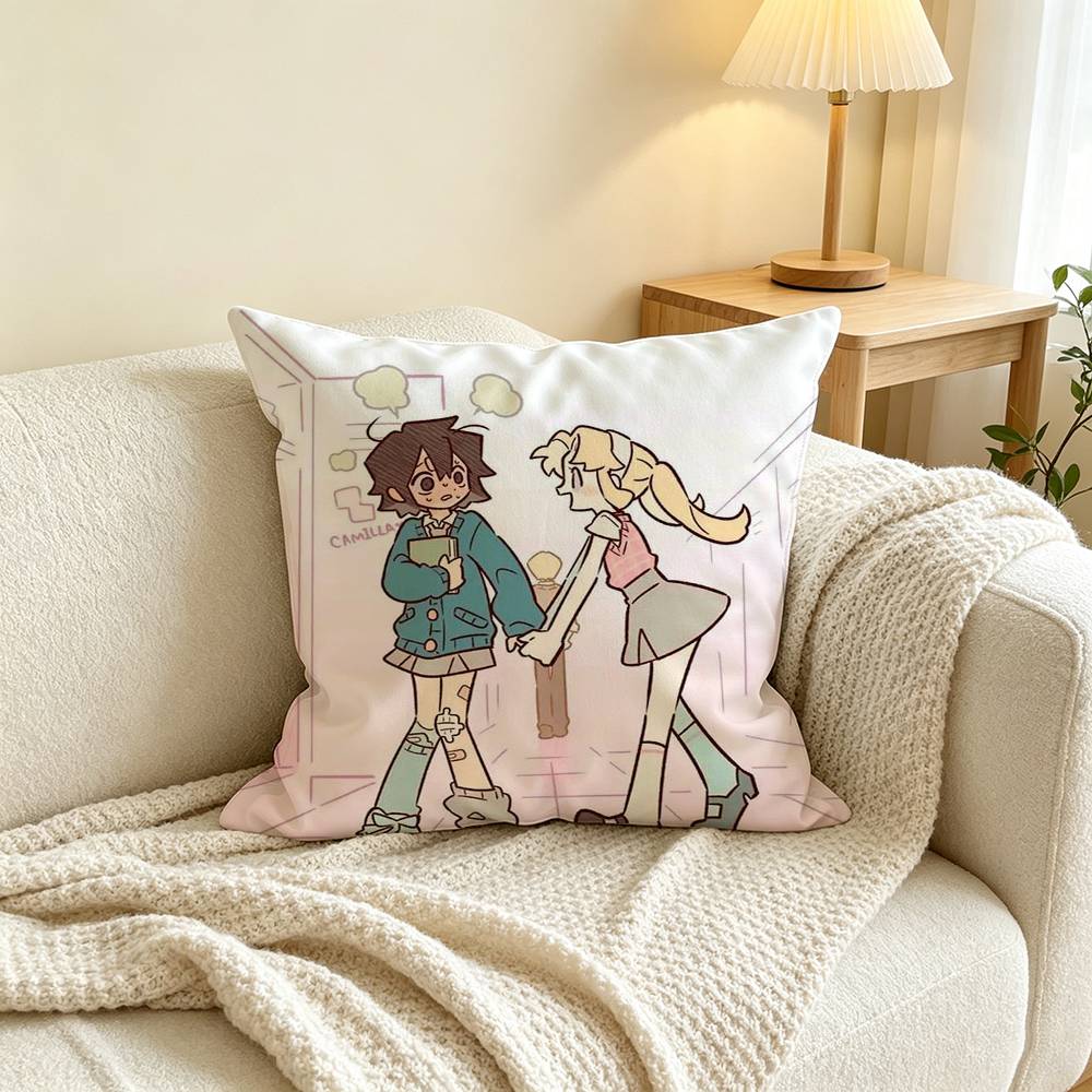 Manhwa I Love A-Amy-S  Pillow Case Square Double-Sided Sofa Cushion Cover Bedroom Bedside Pillow