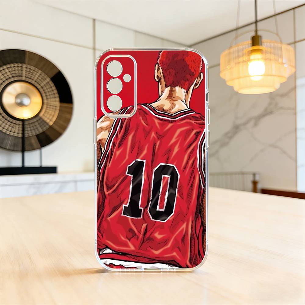 Anime basquete-E  Phone Case Transparent Silicone Soft For SamsungA10,12,20,21S,30,31,40,50,51,52,70,71