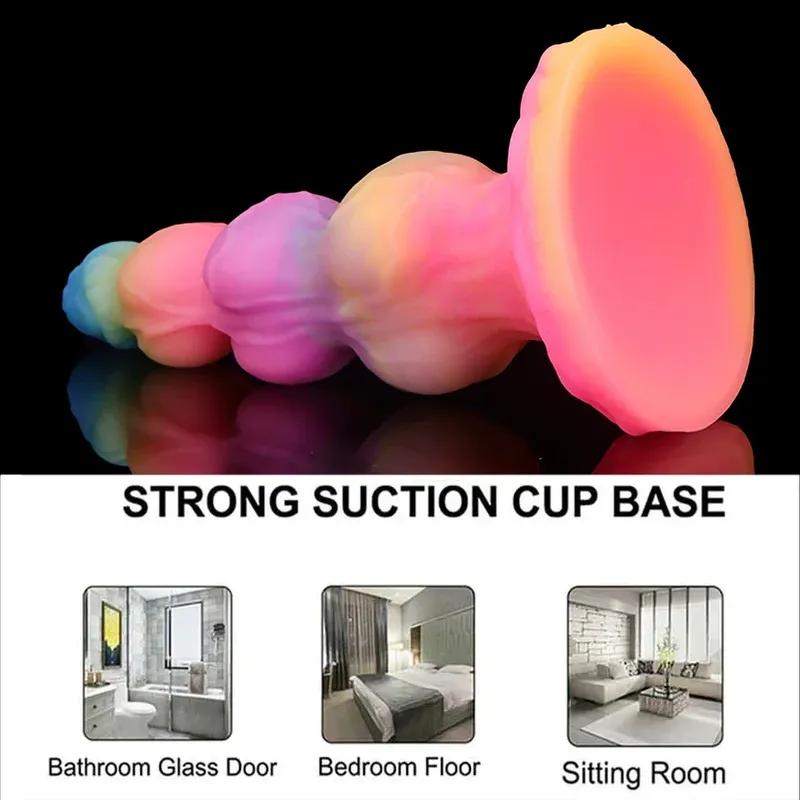 3 Anal Beads Dog Knot Dildos for Women Men Sextoys 18+ Sexy Adult G-spot Masturbation/prostate Massage Butt Plug Animals Penis