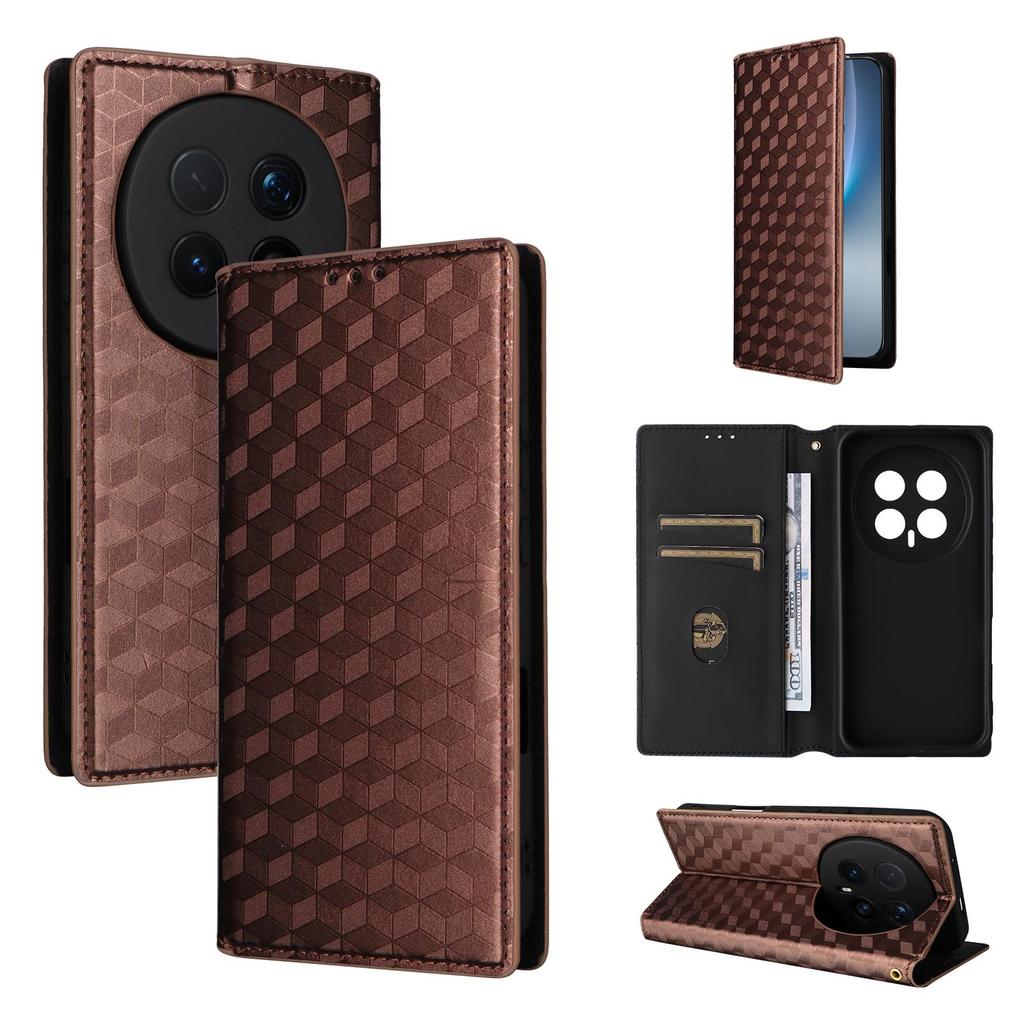 Flip Cover für Honor Magic8 Pro PU Leder Handyhülle Ganzkörperschutz [RFID-Blockierung] Brieftaschenhülle