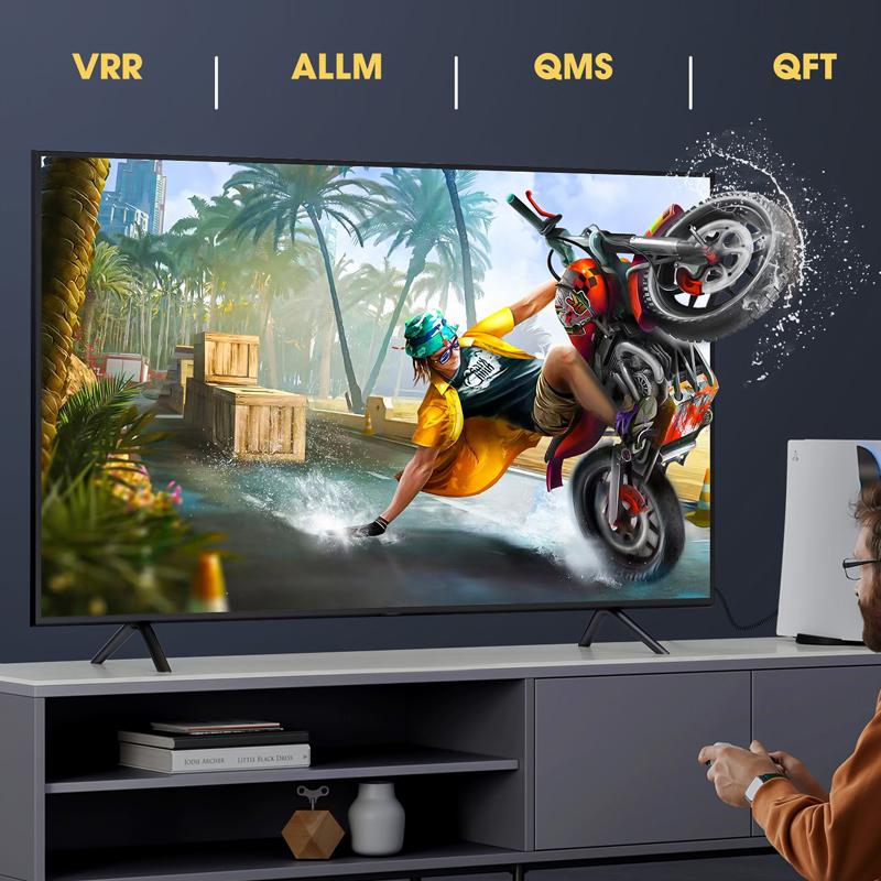 1M/2M/3M HDMI-kompatibles Kabel 8K/60Hz 4K/120Hz HD UHD HDR ARC 48Gbps Adapter HDMI-Kabel für PC TV Laptop Projektor PS4 PS5