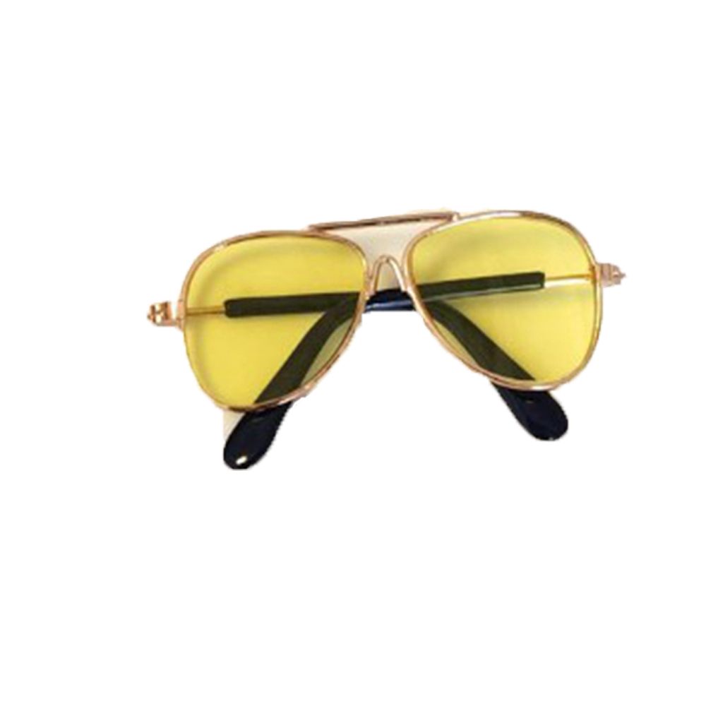 Pet Accessoires for Small Dog Cat Eye Wear Pet Glasses Pet Products Cat Dog Sunglasses Photos Props yellow-A