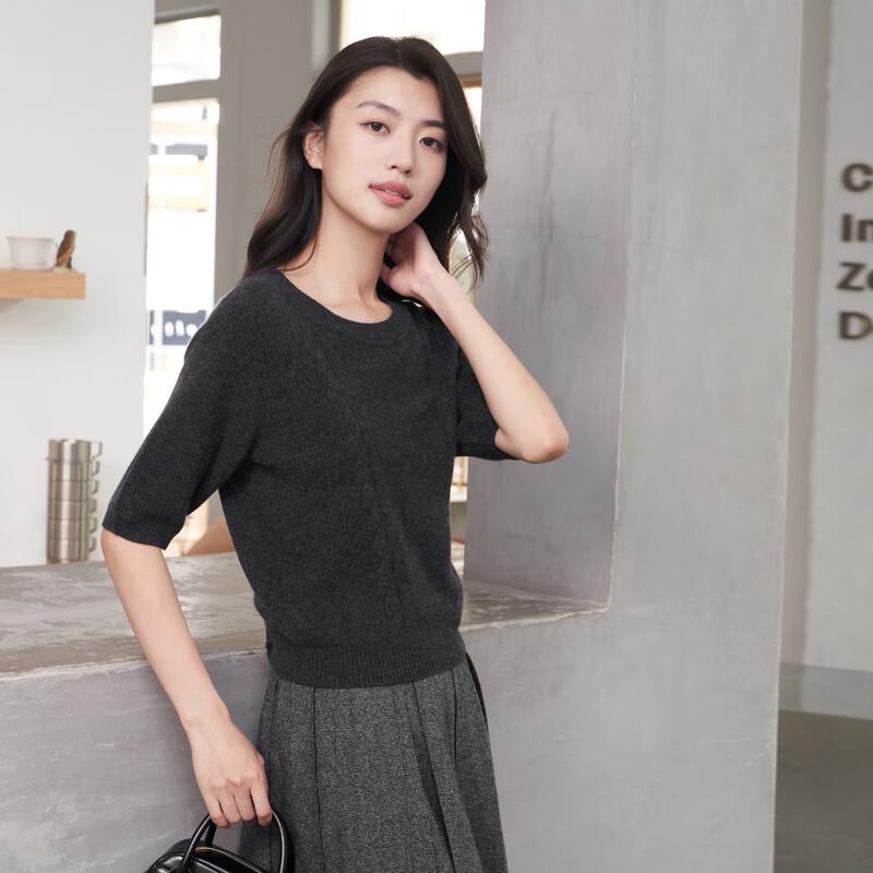 

ELLASSAY Autumn 100% Cashmere Twisted Design Sweater M